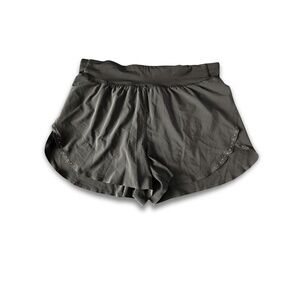 Lululemon Fast & Free High-Rise Split Shorts Size 10 Black 3” Inseam Running